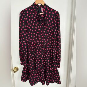 Kate Spade. A line dress with tie around the neck bow. Size 8.